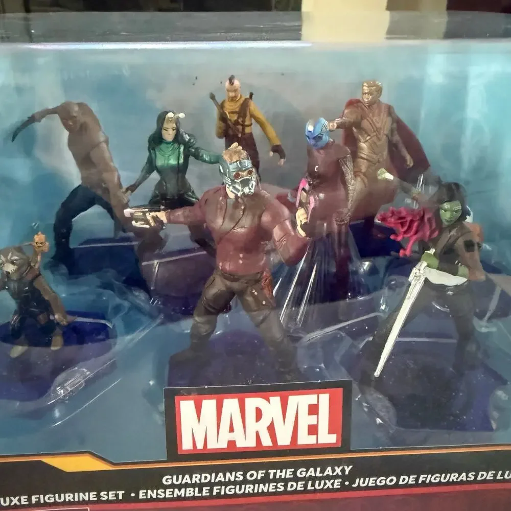 Marvel Guardians of the Galaxy Deluxe Figure Set Vol. 3 Disney Store New Sealed